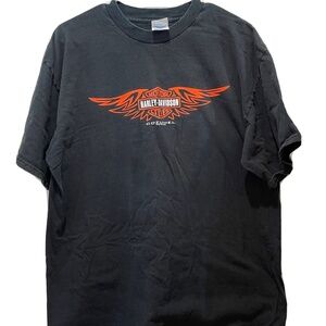 Harley Davidson Black M&O Knits Cozumel Mexico T-Shirt Size XL